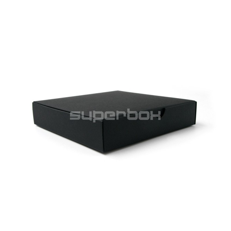 Square Gift Box from Black Decorative Cardboard