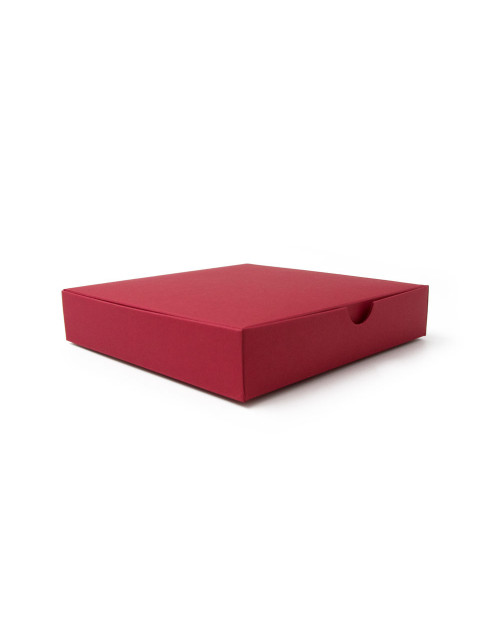 Laatikko punaisesta koristekartongista