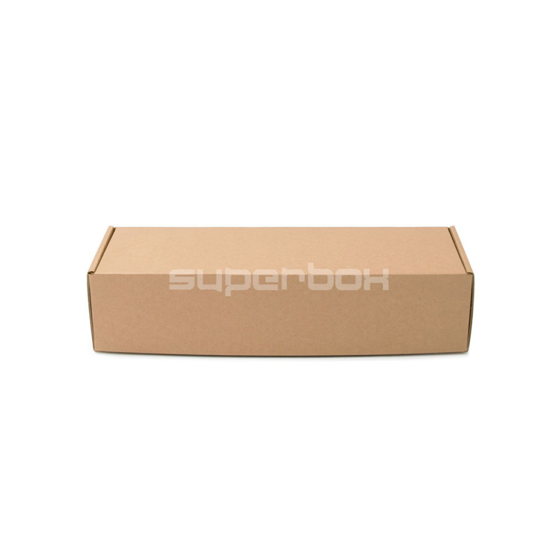 Long Shipping Box from Single Wall Corrugated E-flute