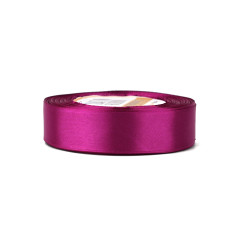 Kirkkaan pinkki satiininauha – kiiltävä, 25 mm leveä, 32 m rulla