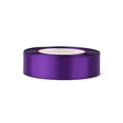 Violetti satiininauha – kiiltävä, 25 mm leveä, 32 m rulla