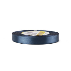 Laivastonsininen satiininauha - kiiltävä, 12 mm leveä, 32 metrin rulla