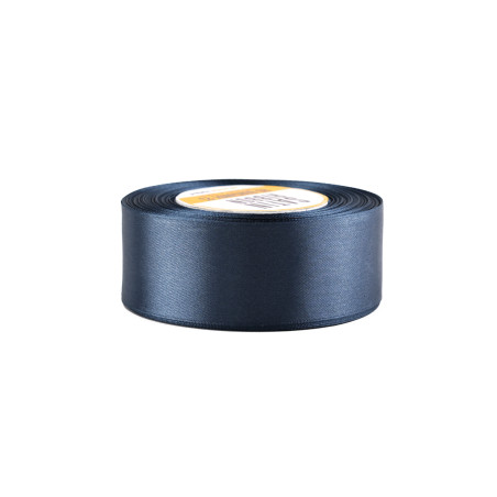 Laivastonsininen satiininauha - kiiltävä, 38 mm leveä, 32 metrin rulla
