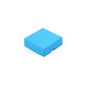 Two Piece Small Square Sky Blue Cardboard Gift Box