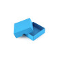Two Piece Small Square Sky Blue Cardboard Gift Box