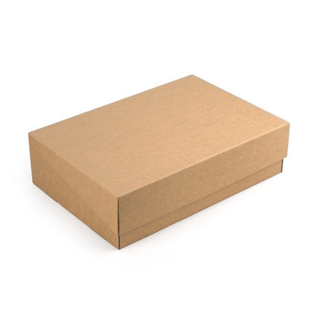 Ruskea läppäkansi-laatikko | 305x215x85 mm | Superbox