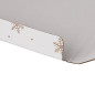 Very Fancy Small White Envelope with Gold Snowflakes