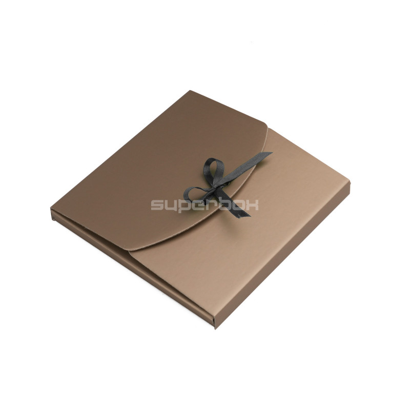 Muted Gold Small Envelope Tied With a Ribbon