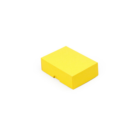 Keltainen kaksiosainen pahvinen lahjarasia | 95x70x30 mm | Superbox