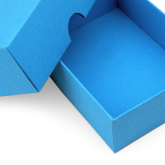 Taivaansininen pieni rasia koruille | 95x70x30 mm | Superbox