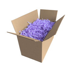 Rigid Lilac Shredded Paper - 4 mm, 1 kg