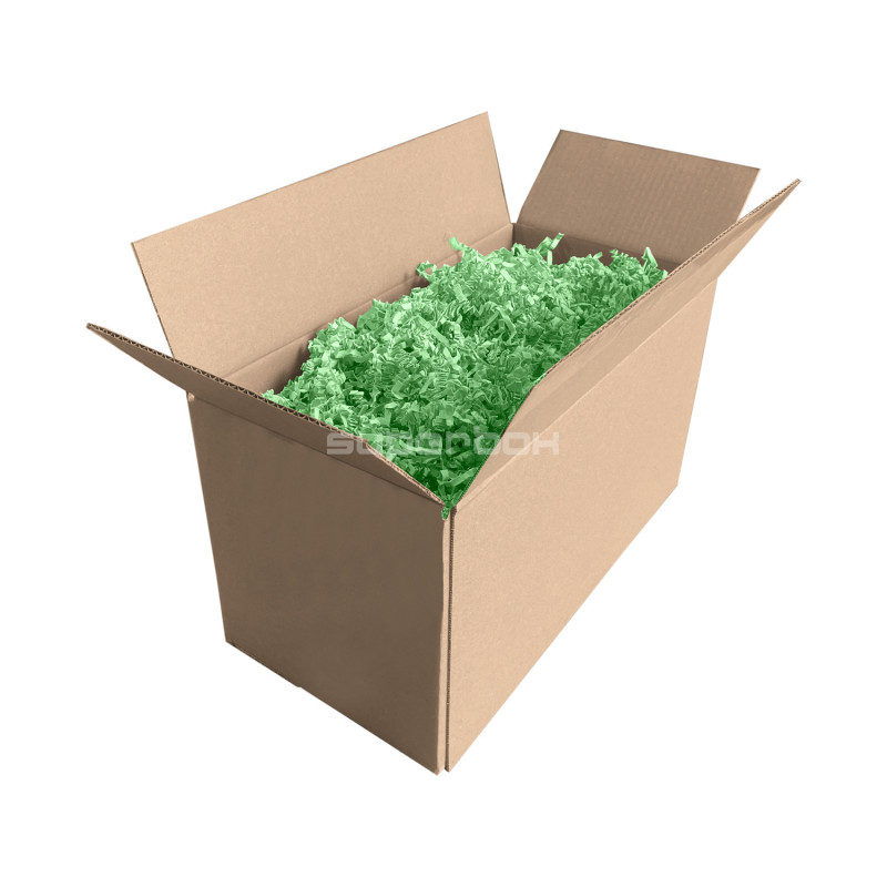 Rigid Mint Shredded Paper - 4 mm, 1 kg
