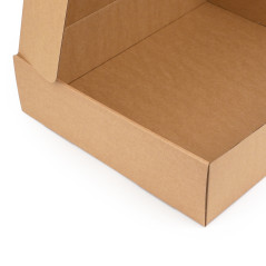 Ruskea suuri lahjapahvilaatikko | 360x300x85 mm | Superbox