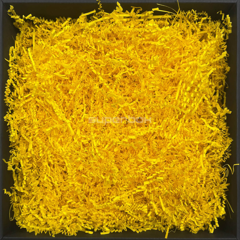 Rigid Yellow Shredded Paper - 2 mm, 1 kg