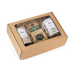 Brown A4 Box With Window | 305x215x85 mm | Superbox