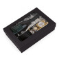 Black Gift Box with Lid and Window | 350x240x85 mm | Superbox