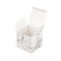 Small cube box with marble design, 73x73x73 mm Small cube box with marble design, 73x73x73 mm