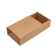 Brown gift box with a sleeve, 240x160x85 mm