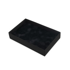 Black Velvet Insert for the Box 195x125x35 mm