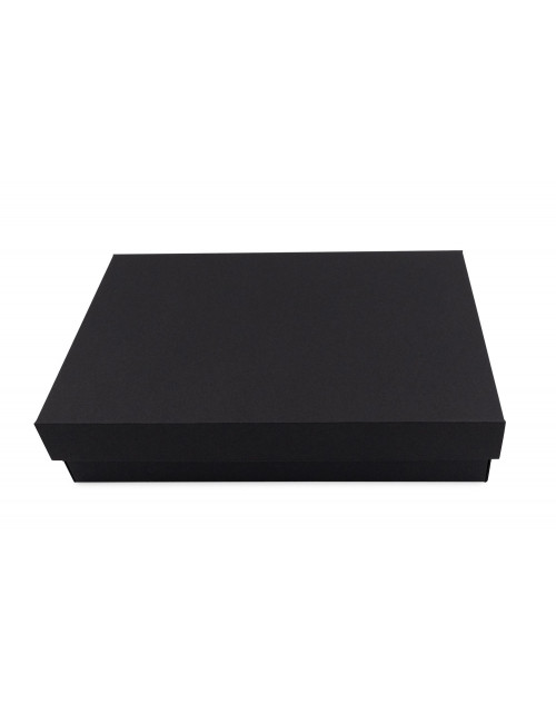 Musta yleiskokoinen kaksiosainen laatikko