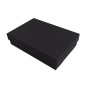 Multipurpose Black Base-Lid Gift Box of 8,5 cm Height