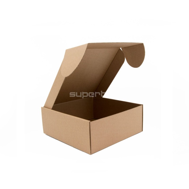 Brown Square Box without Window for Packing and Shipping Items