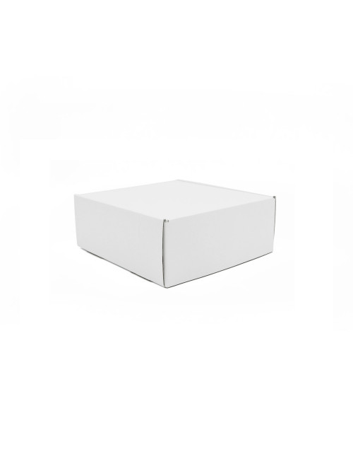 Valkoinen neliön muotoinen laatikko