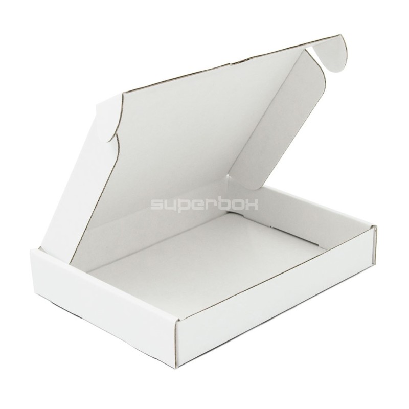 Flat White Retail Box for Electronics