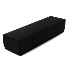 Long Black Bottom-Lid Box