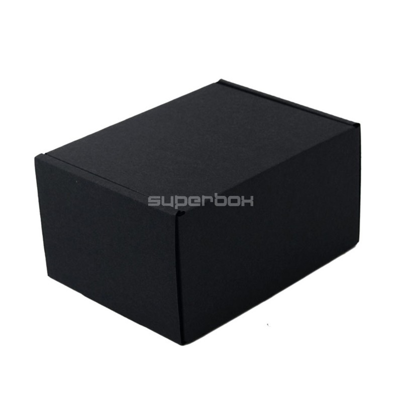 Small Black Pizza Box Style Postal Box