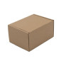 Small Brown Pizza Box Style Postal Box