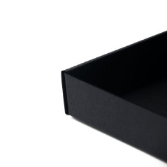 Small Matt Black Gift Box of 3 cm Height for Fancy Gifts