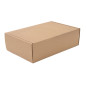 Brown Postal Box for Cosmetics and Beauty Goods