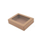 Brown Sleeve Gift Box with Clear Window