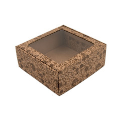 Brown Large Square Gift Box