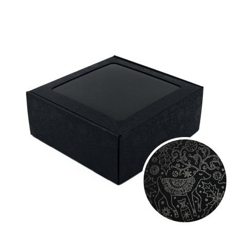 Black Large Square Gift Box