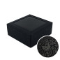 Black Large Square Gift Box with Clear Window BLACK DEER