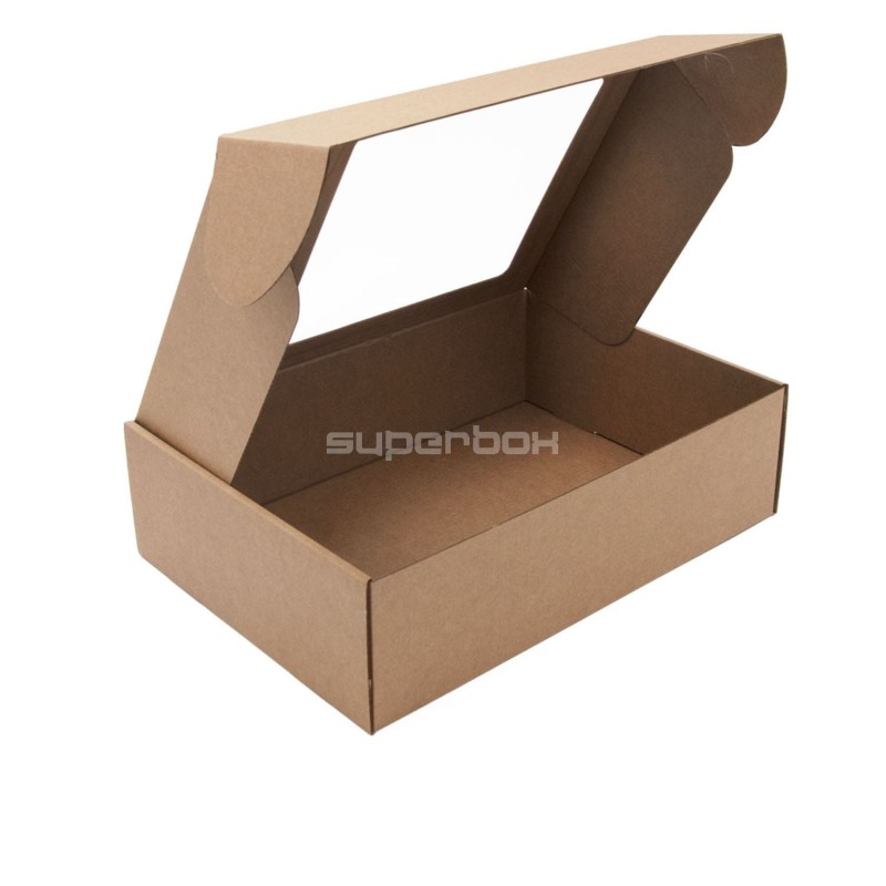 Brown A4 Size Gift Box with a Space for Logo