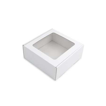 White Box with a PVC Window