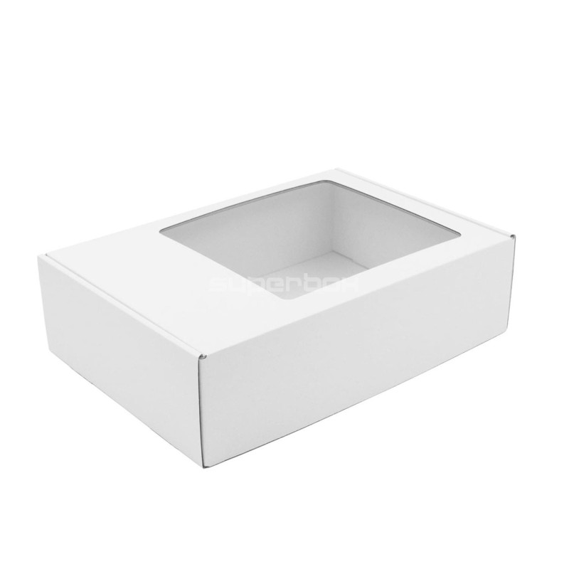 White A4 Size Gift Box with a Space for Logo