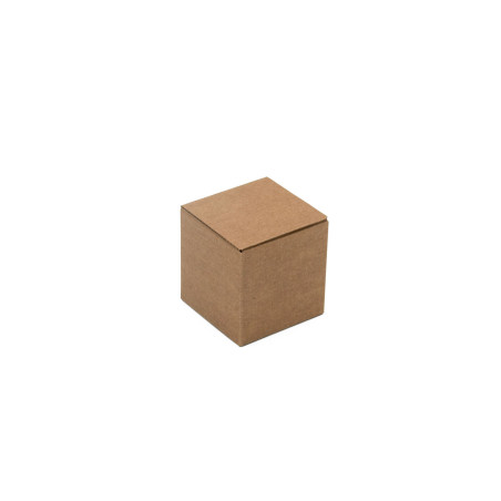 Brown Cube Box for Small Items