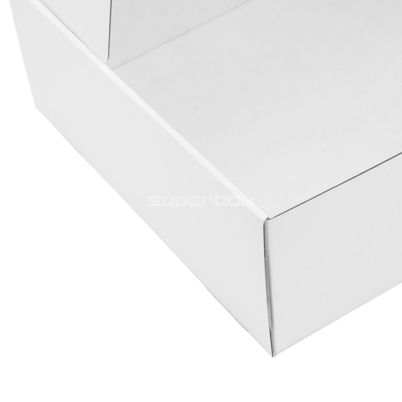 White Quick Closing Box for Packing Food Sets