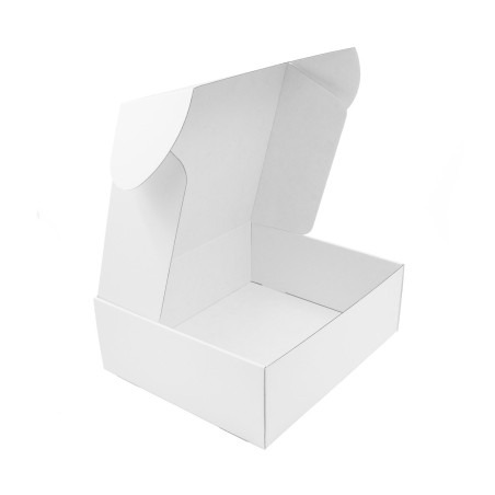 White Quick Closing Box for Packing Food Sets