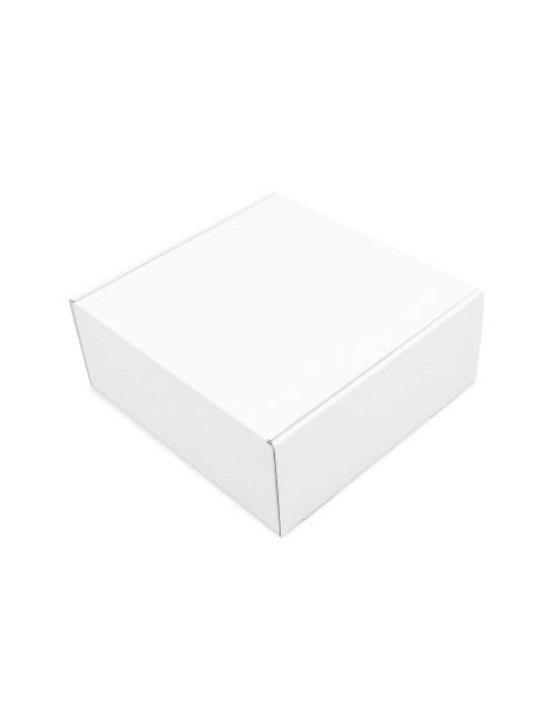 Valkoinen suuri neliön muotoinen lahjapakkaus