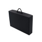 Black Classy Standard Suitcase with Black Textile Handle