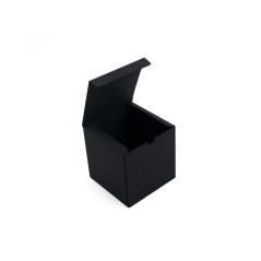 Black Cube Box with Black