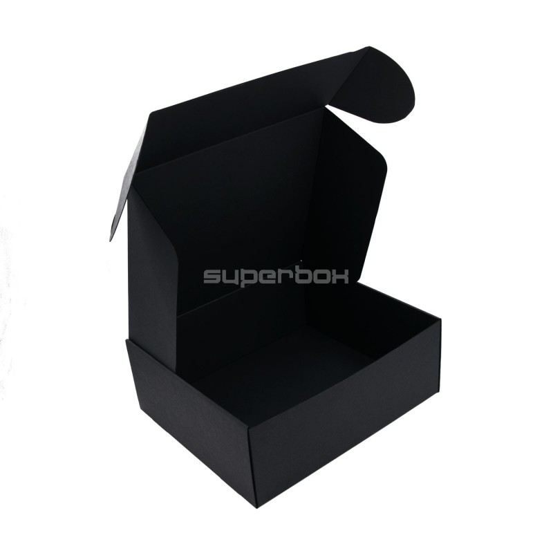 Black Large Gift Box of Height 13 cm