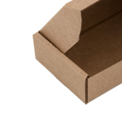 Brown Box for Packing Small Items Closed