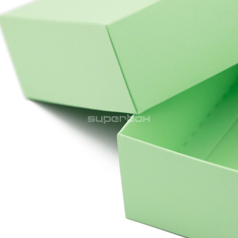 Light Green Two Piece Cardboard Gift Box