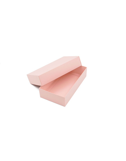 Vaaleanpunainen kaksiosainen laatikko